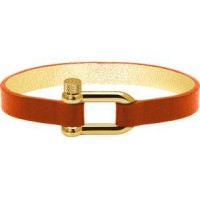 ROCHET Bracelet Acier/Cuir ADORABLE 