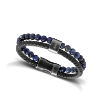 Bracelet Rochet Karma marine et lapis lazuli
