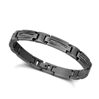 Bracelet Rochet MARINA acier/câble gris