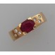 Bague DAGHER Or Rouge Diamant